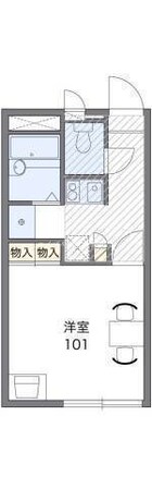 レオパレスピュア高松の物件間取画像